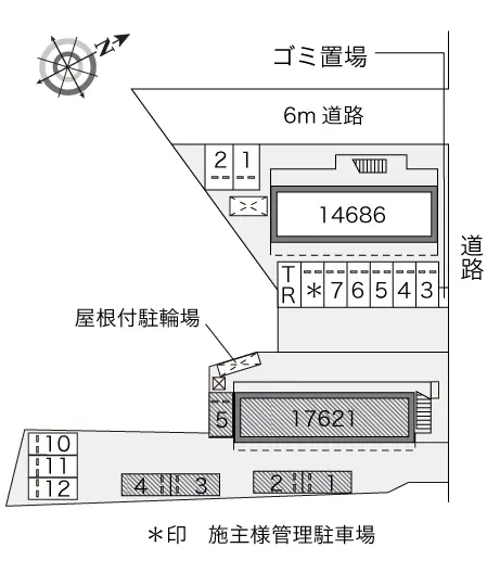 下関市長府松小田東町　月極駐車場（LP）